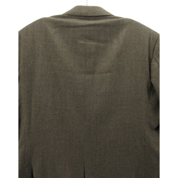 VINTAGE Evan Picone Sport Coat 42 Herringbone Blazer Wool Jacket * - Picture 10 of 16